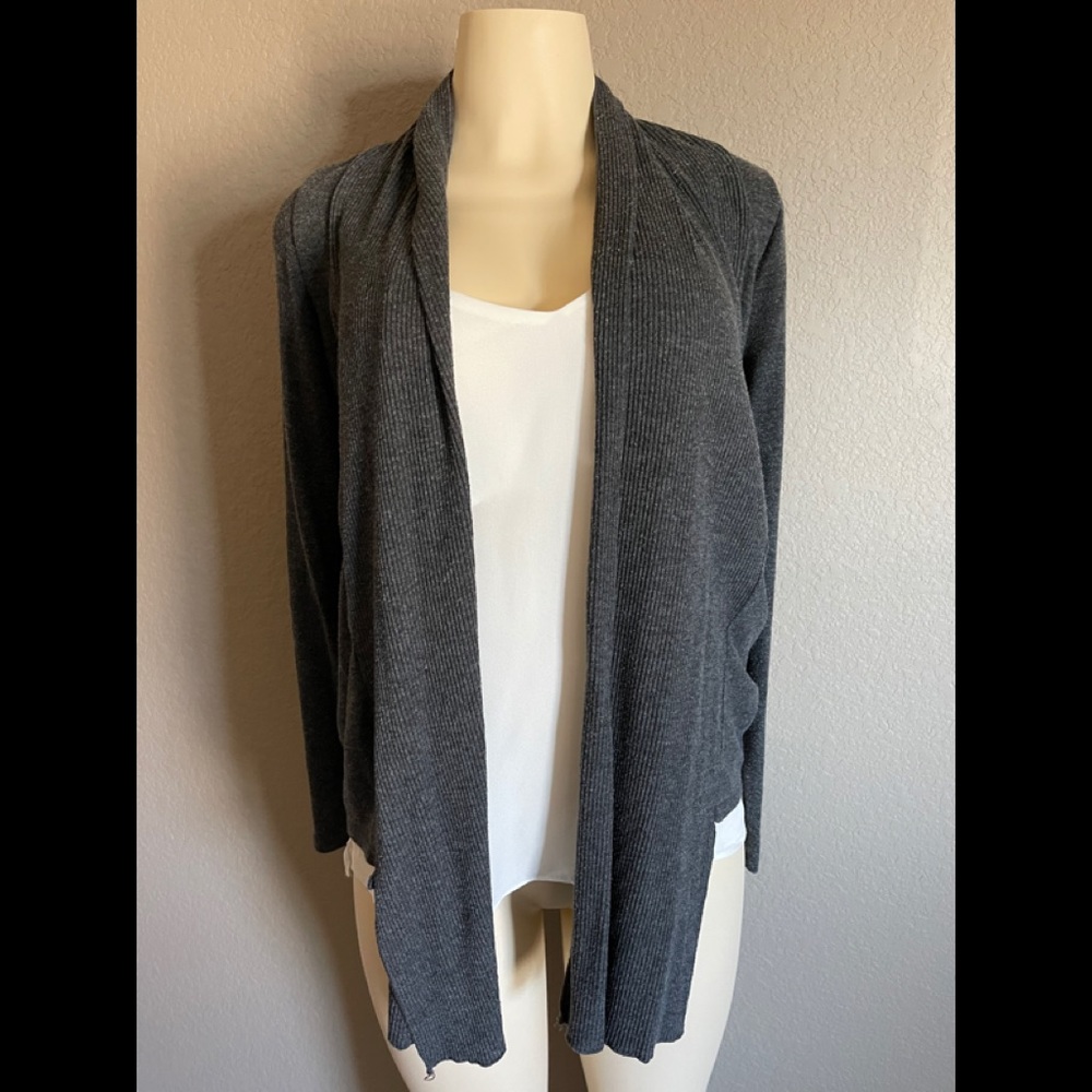 Rue 21 Grey Women's Long Sleeve Knit Cardigan